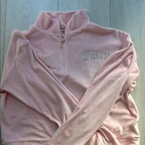 Juicy Couture Light Pink Fleece Pullover